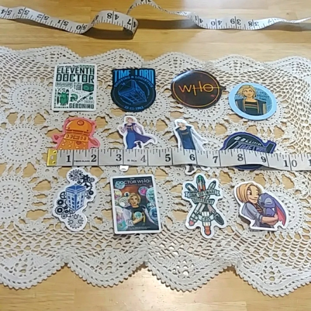Dr. Who Tear-resistant Multi-use Stickers, lockers, backpacks, computer, crafts